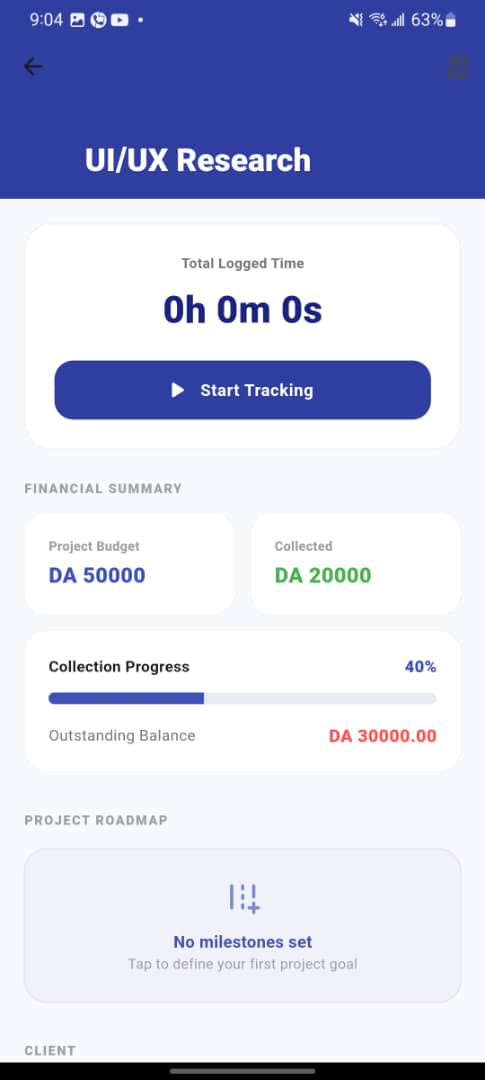 clients list screenshot